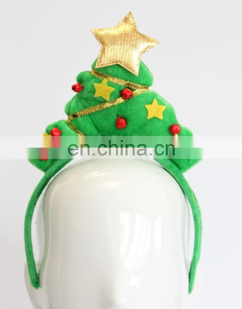wholesale cheap cute christmas headband with Elf hat