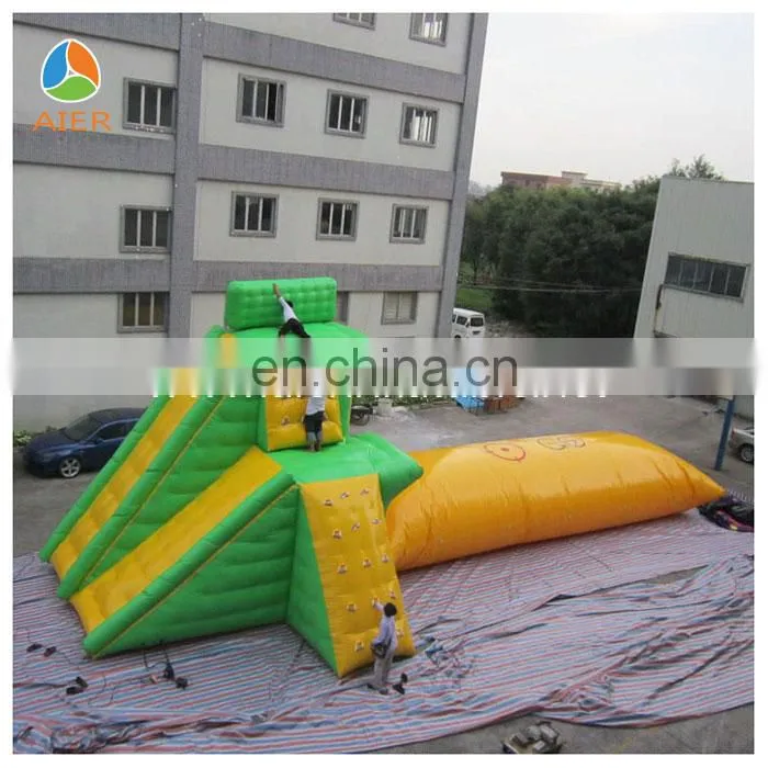 Outdoor Giant Inflatable diving platform sport games for hot sale