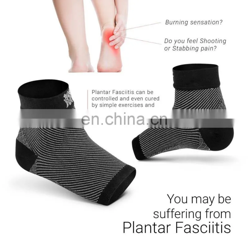 Medical Grade Graduated Ankle Brace Compression Socks for Achilles Tendonitis, Plantar Fasciitis & More#YLW-03