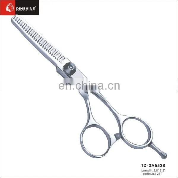 2016 hot sale Hair scissors beautiful titanium barber hair scissors