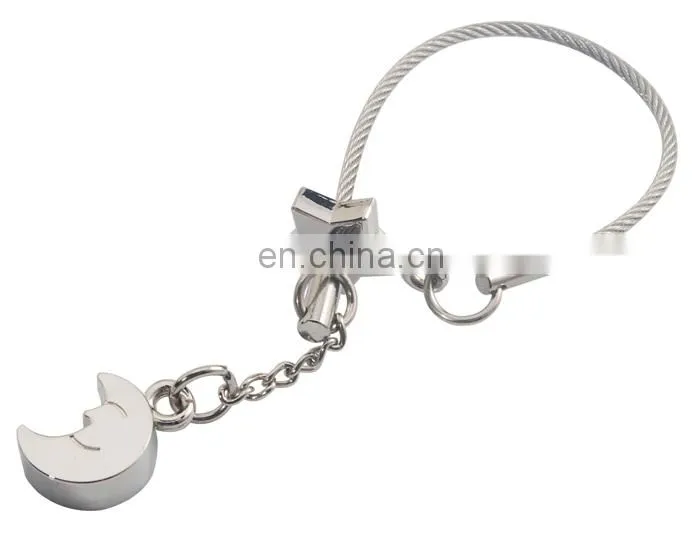 2017 promotional badminton 3d metal keychain