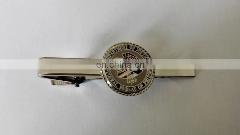 Custom logo metal tie tack pin