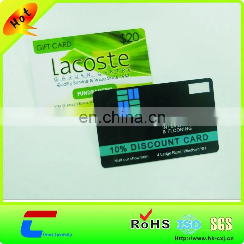 CR80 signature panel for pvc cards