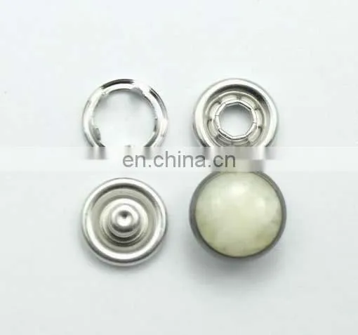 Gold plating color brass metal button sewing button 15mm
