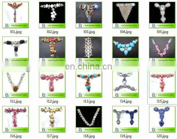 Wholesale beads rhinestone sandal accessories for lady
