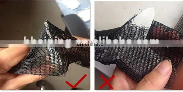 High Strength HDPE material paintball netting with UV addition