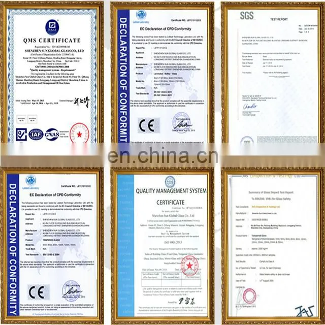 China high quality bulletproof safety clear colorless tempered toughened laminated glass sheets suppliers pricepanzerglass