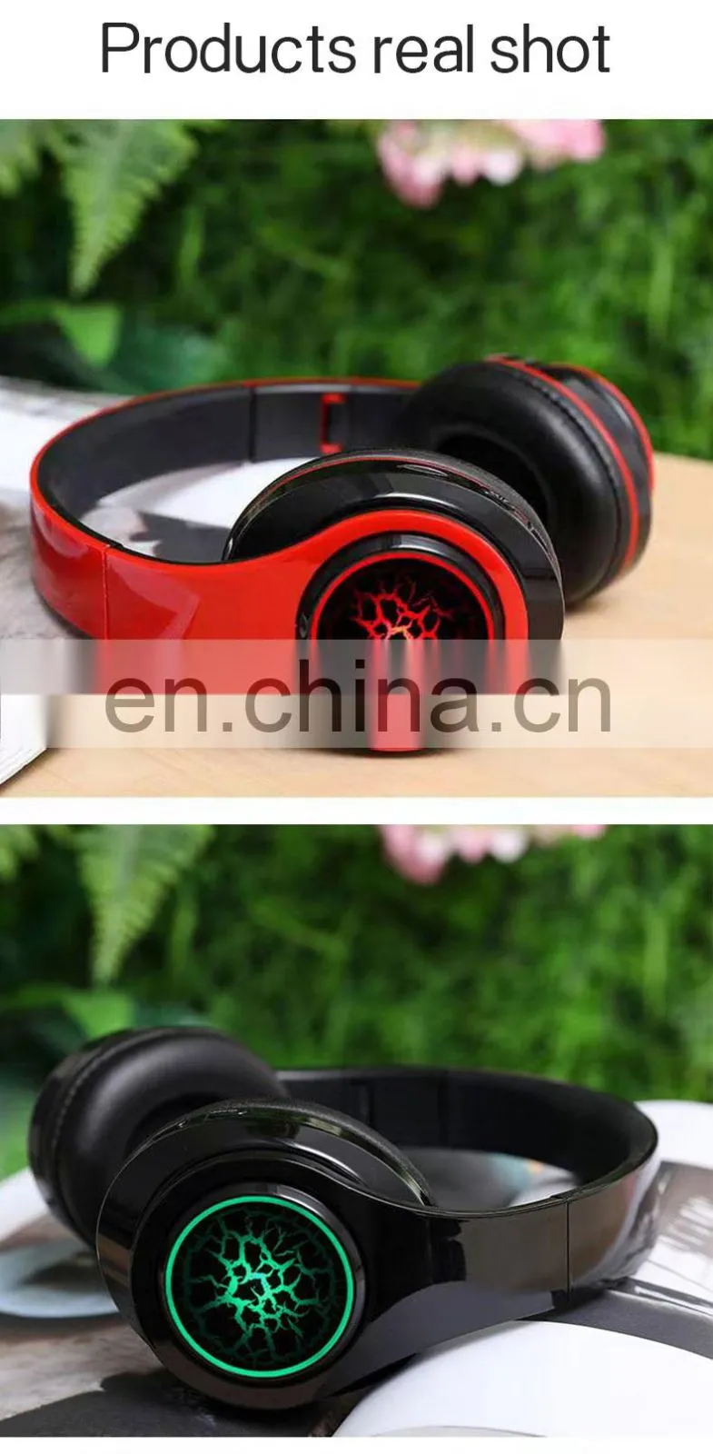 Golden Sky Customized High Quality Wireless Funky Headband Headset Earphones Earpiece Headband Earphone
