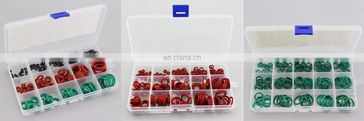 Rubber O Ring Kit 225PCS 382PCS 386PCS 404PCS 407PCS 419PCS With Case