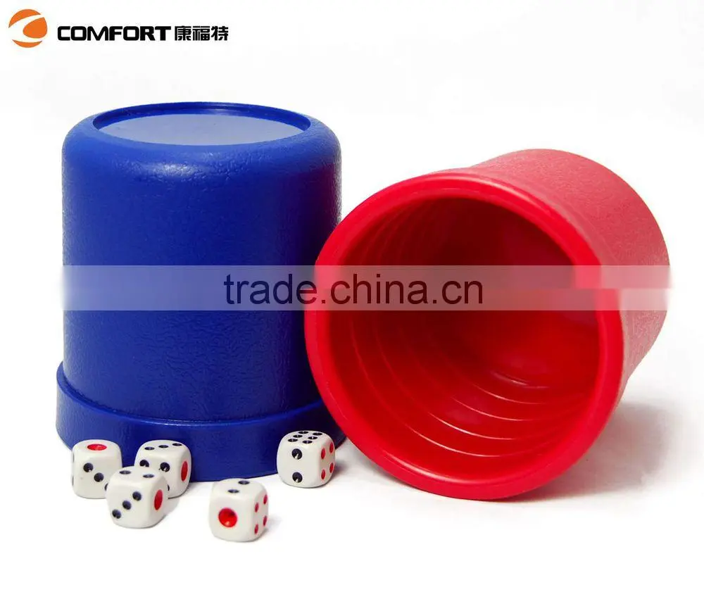 mini plastic dice cup leather dice cup