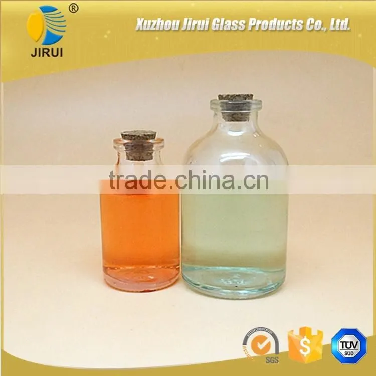 empty transparent aroma fragrance oil diffuser glass bottle