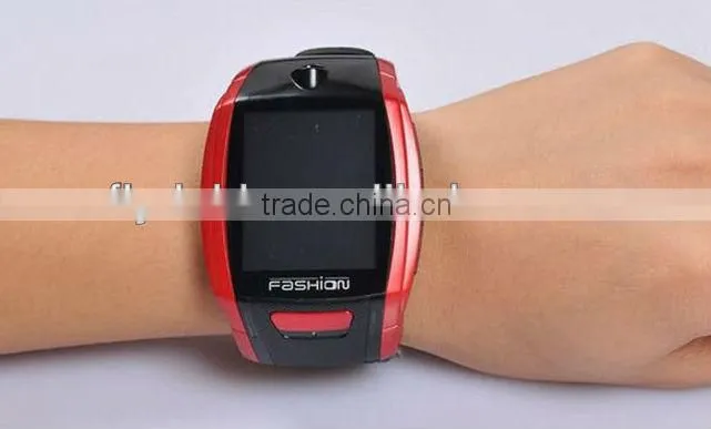 F6 watch mobile phone with leather wrist band