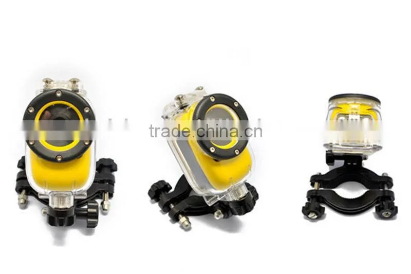 H.264 MOV Outdoor Waterproof 1080P HD WiFi Sport Action Camera With Data Sharing By HDMI and WiFi Connection