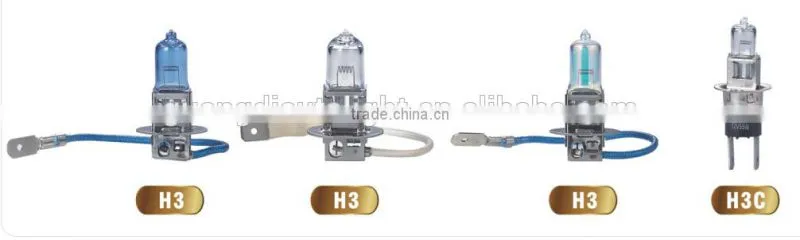 super white H3C car bulbs