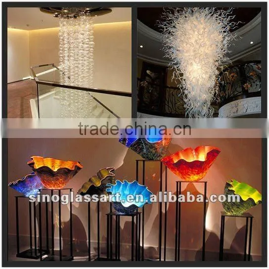 Handmade Murano Glass Water Lily for Garden