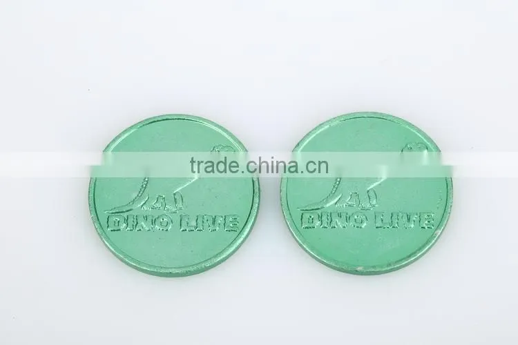 China good supplier environmental rubber euro supermarket trolly token