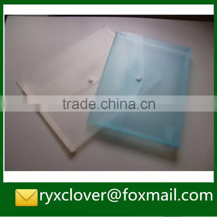 PP office stationery clear plastic document box