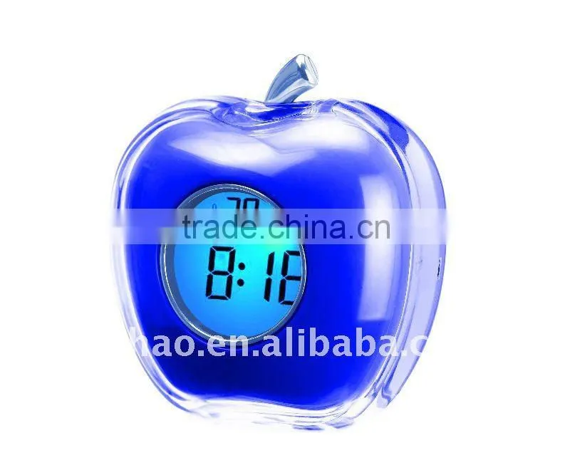 YGH335 LED wake up light clock,talking clock(time /temperature display,LED light,talking time of integer hour)
