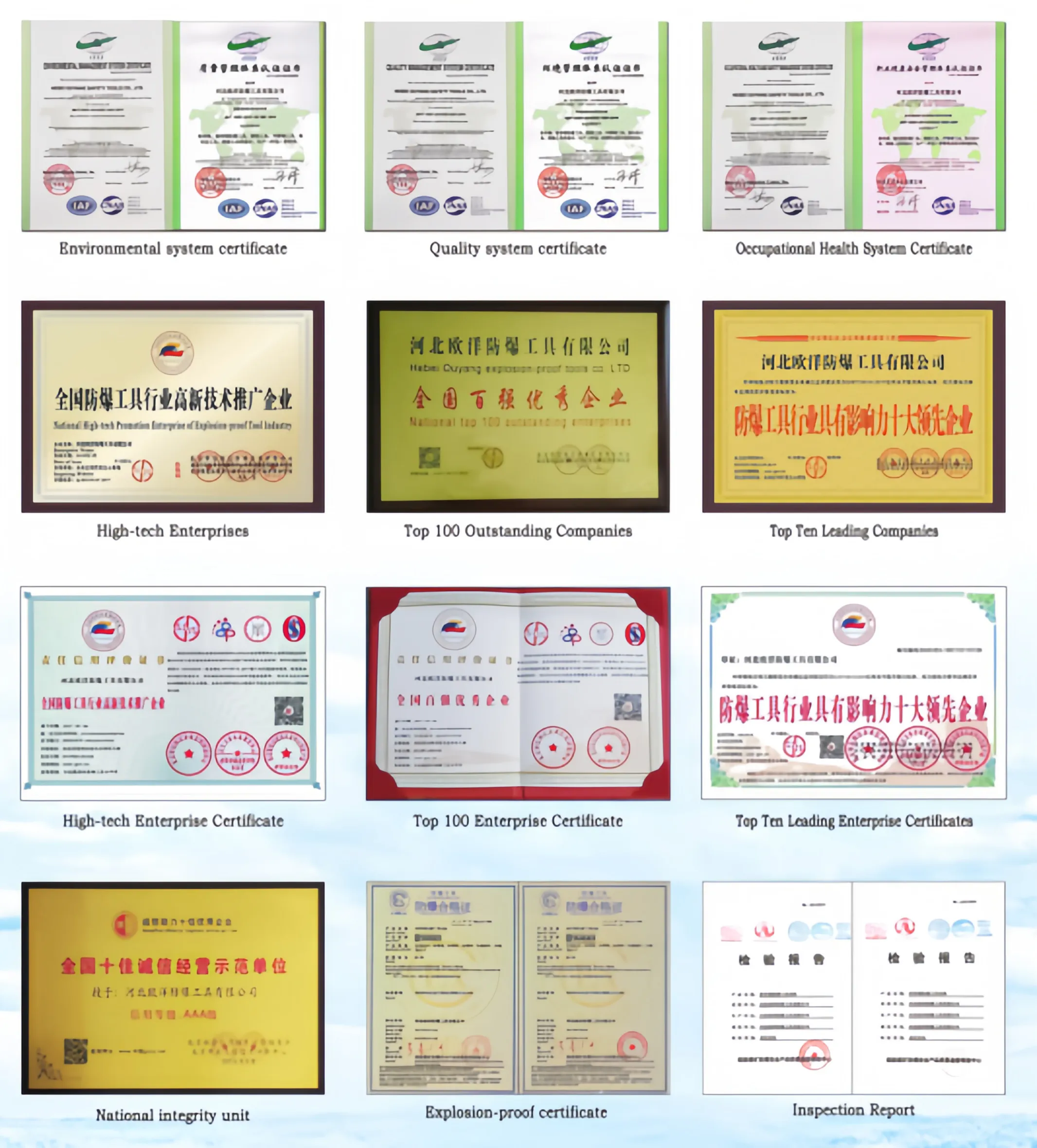 Hebei Ouyang Safety Tools Co.,ltd company overview - view 3
