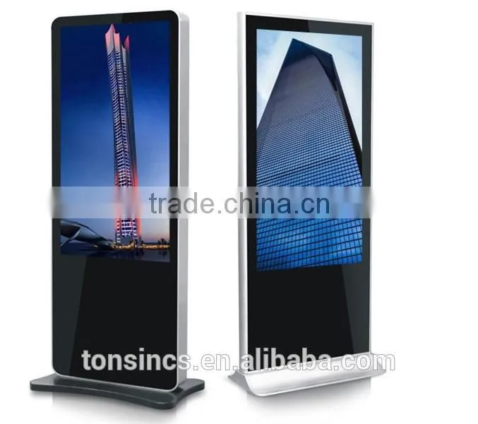 55 Inch High Quality floor stand digital signage/Lcd Advertising Player/Touch Screen Kiosk