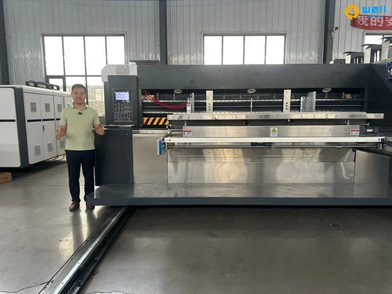 High speed automatic printing slotting die cutting machine