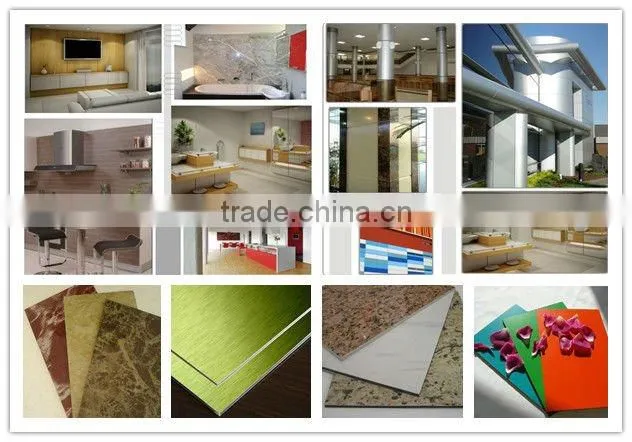 mirrored external wall finishing wall building acp panels