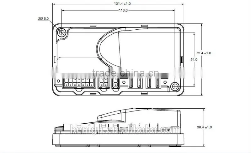 Pallet trucks, stackers and other similar industrial vehicles with Curtis Model 24V 1220-2201 Motor Speed Controller