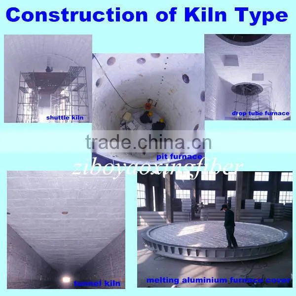 ceramic fiber module for drop tube furnace