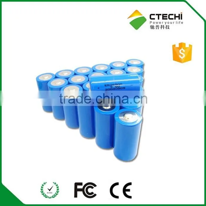 ER26500 LiSOCl2 Battery Type and 3.6V Nominal Voltage dry battery manufacturers