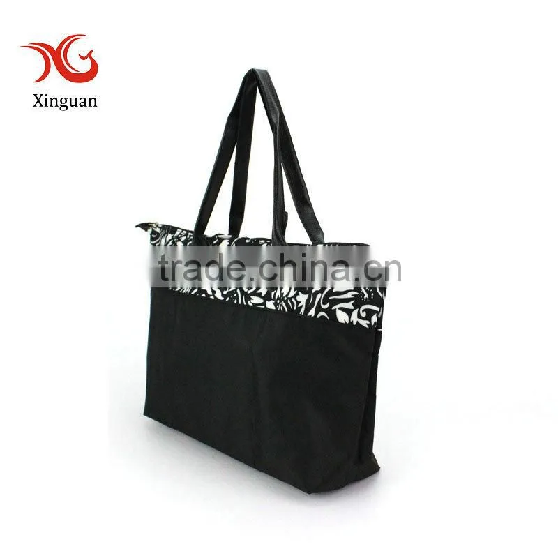 2015 new design geometry pattern beach bag