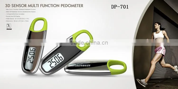 3D Digital Small Pedometer Calorie Burned Precise Waterproof Pedometer Pocket Mini Passometer