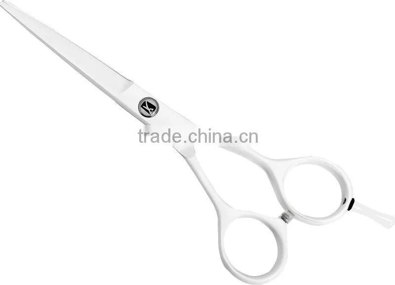 R22 Blue titanium blade and black handle hairdressing scissor