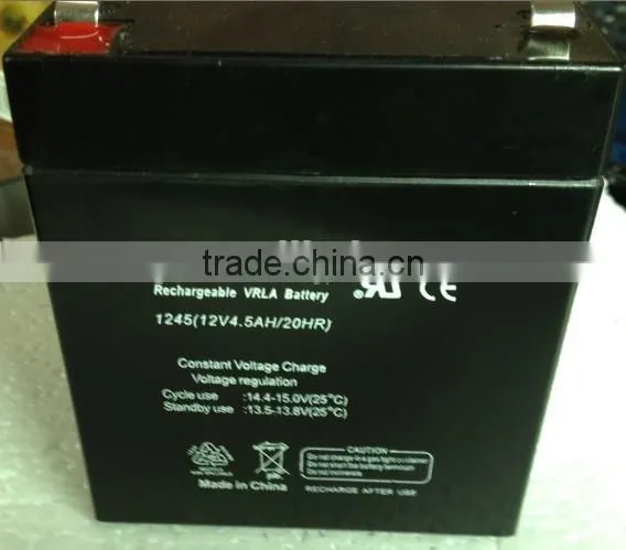 VRLA AUTO CAR BATTERY DEEP CYCLE BATTERY STORAGE SOLAR BATTERY 6V 4.5AH
