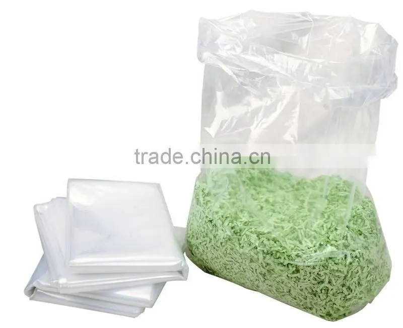 Polyethylene large clear plastic bag