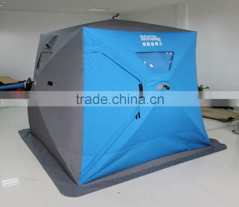 Factory sale high quality 3-4 person ice fishing tent