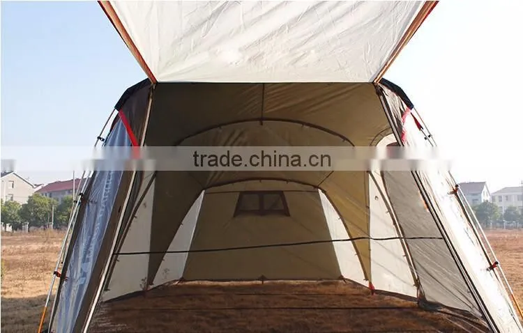 Large Big House Tent Tourism 3 Person Family Camping Cheap Best Waterproof Family Tents