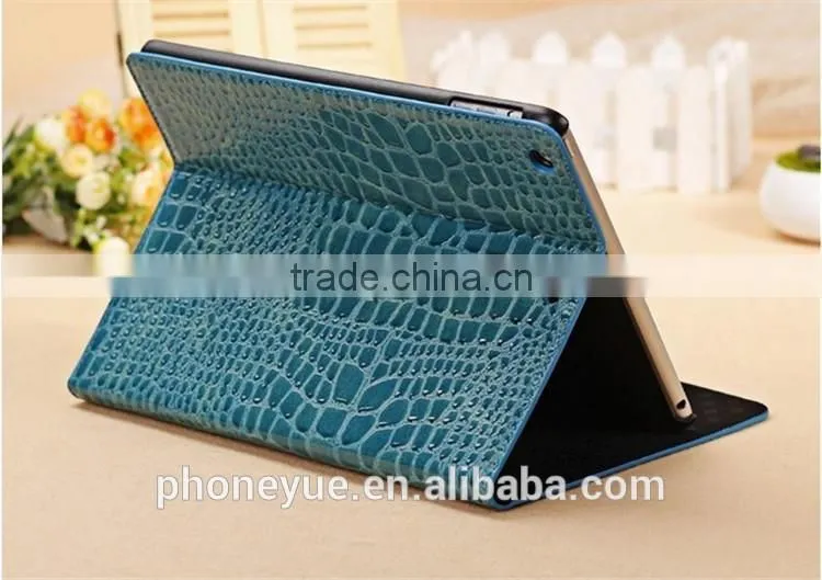 Protective Slim Crocodile Tablets Stand Leather Case for iPad Mini 1/2