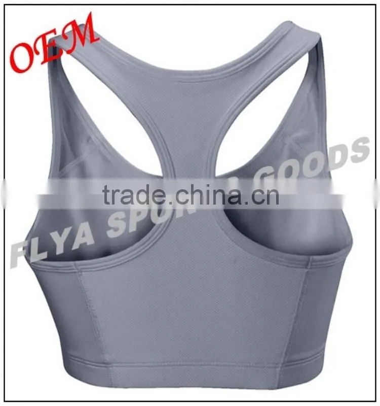 Oem Manufacturer Nylon Spandex Custom Wholesale Women Gym Wear Fitness Sports Bra