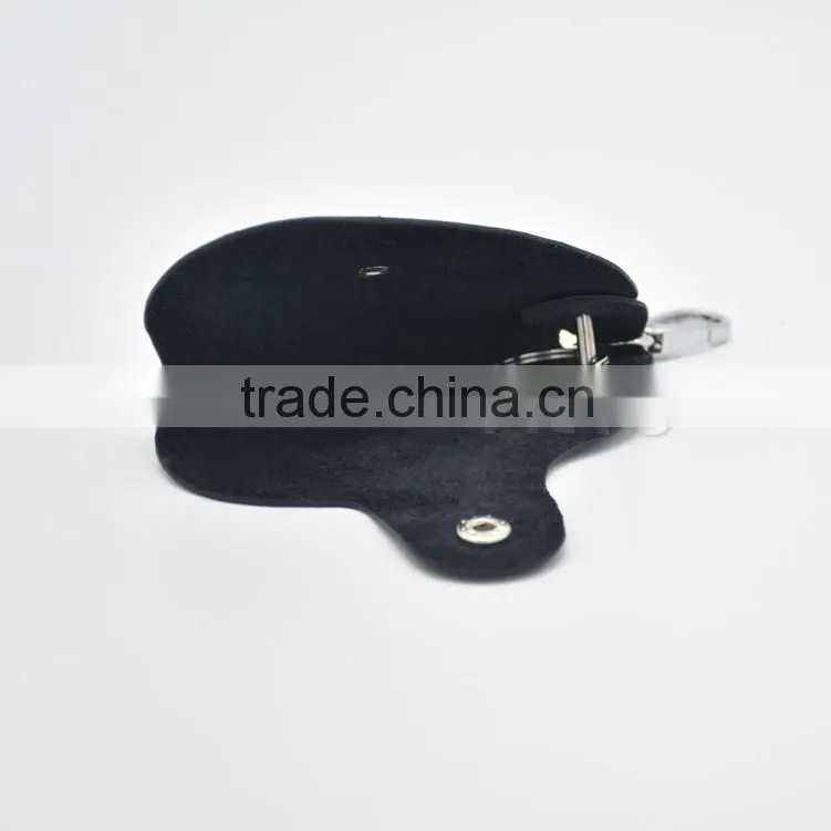 New style black leather key holder for business gift