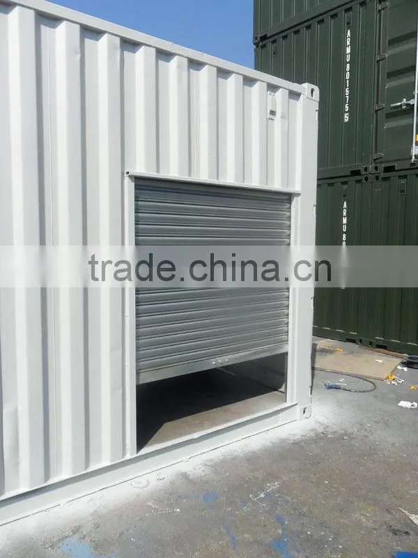 20ft shipping container garage workshop roller shutter container