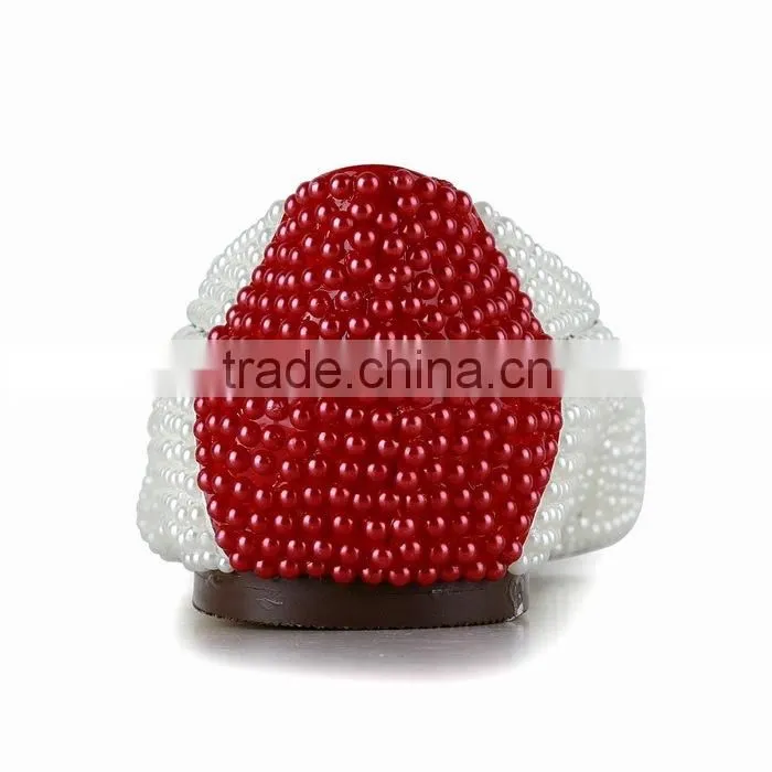 Good Quality Hot Classic Latest Flat Shoes for Women 2015 Pearls Casual Shoes
