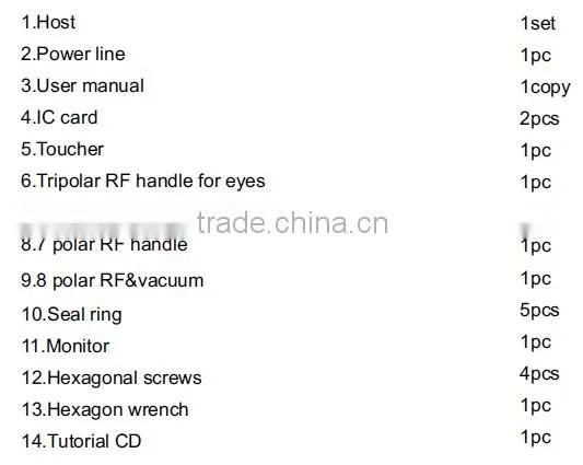 Deep fat dissloving beauty equipment/multipolar rf vacuum slimming machines