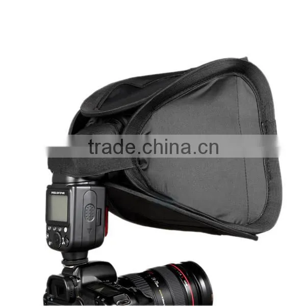 23*23cm Flexible folded soft-box for flashguns Canon, Nikon, Olympus, Yongnuo,etc.