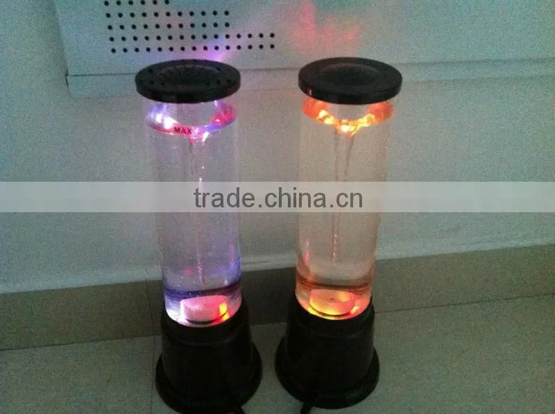 plastic fish lamp,sell wedding lamp ,plastic vase ,led flower vase,craft light,water column light led light