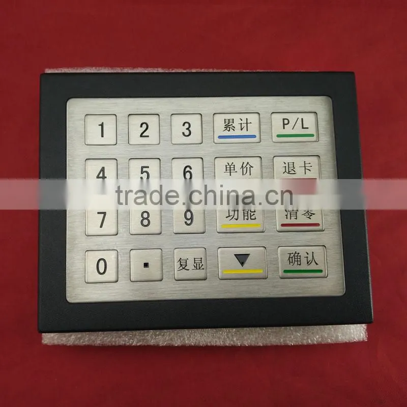 Customize metal keypad with frame