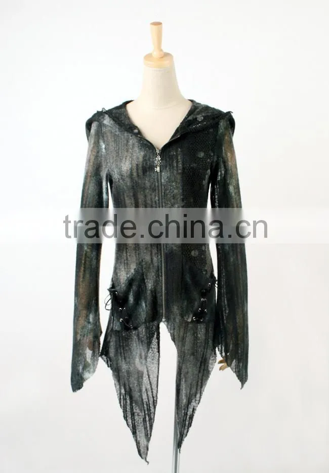latest design fashinable shock dark alternative gothic clothing plus size M-009