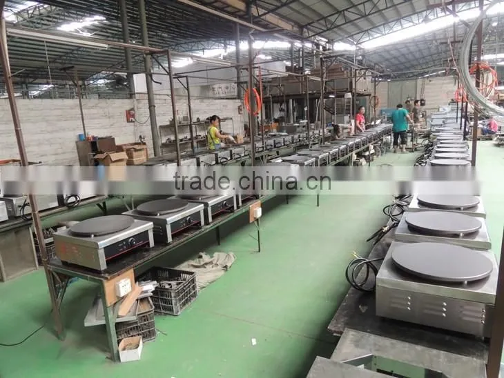 Commercial Double Heads Electric Crepe Maker Pancake Machine With CE Approval 400mm plates