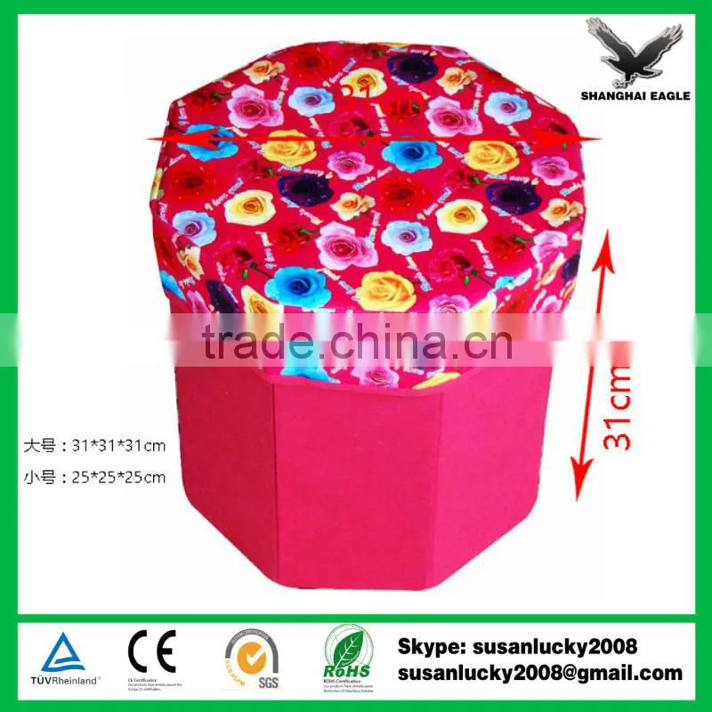Home Colorful Multi-function Storage Stool with Logo Printed (diectly from factory)