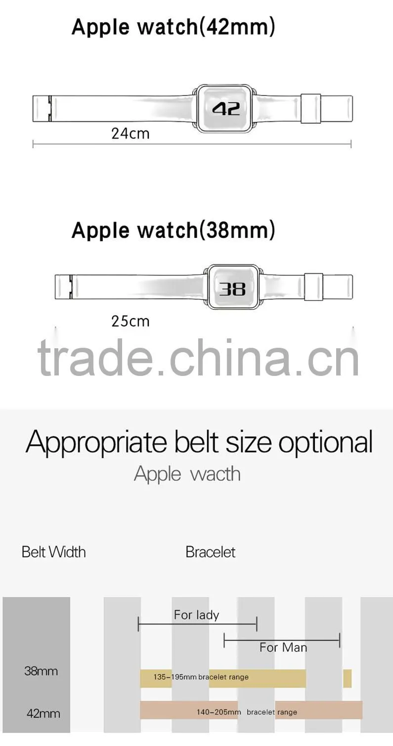 Stainless Steel Watch Band for iWatch Band, space gray watch band