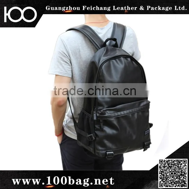 travelers leather men backpack bag in guangzhou